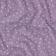 DOUBLE GAUZE LITTLE DOTS OLD MAUVE (thumbnail) #2