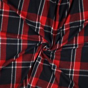 BRUSHED CHECKS YARN DYED NAVY/ RED (thumbnail) #2