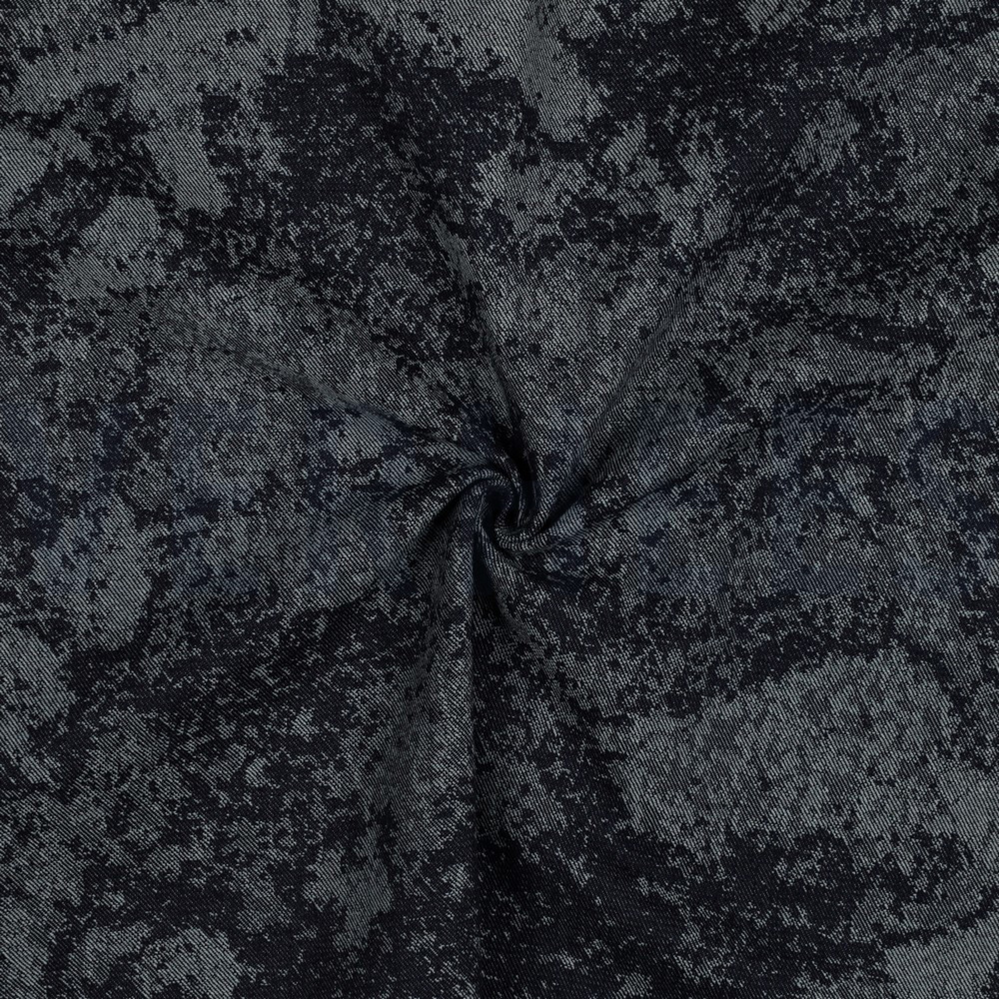 JEANS JACQUARD ABSTRACT INDIGO (high resolution) #2