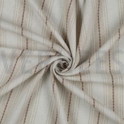 LINEN VISCOSE STRIPE BROWN (thumbnail) #2
