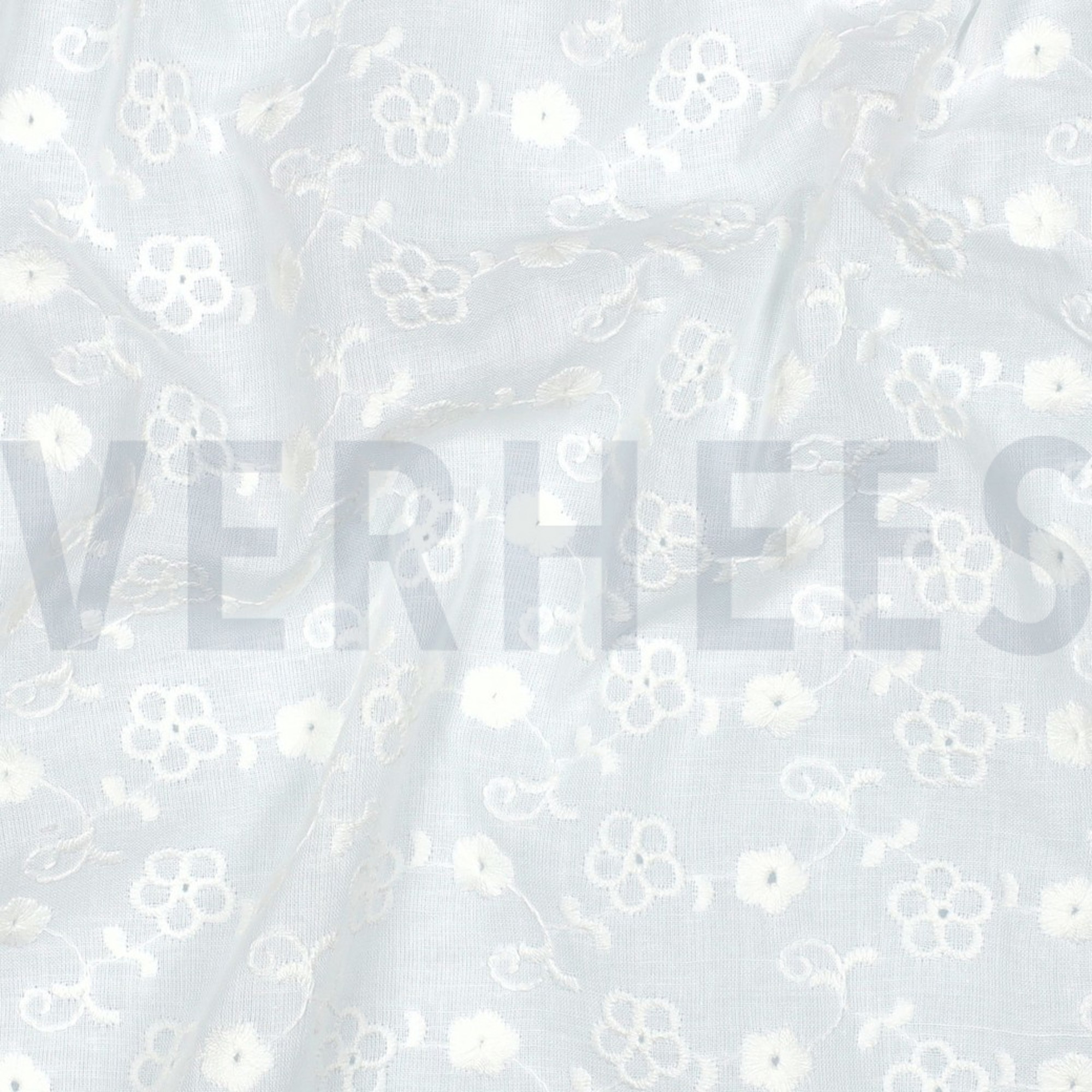 COTTON EMBROIDERY TWO-SIDE SCALLOP WHITE (high resolution) #2