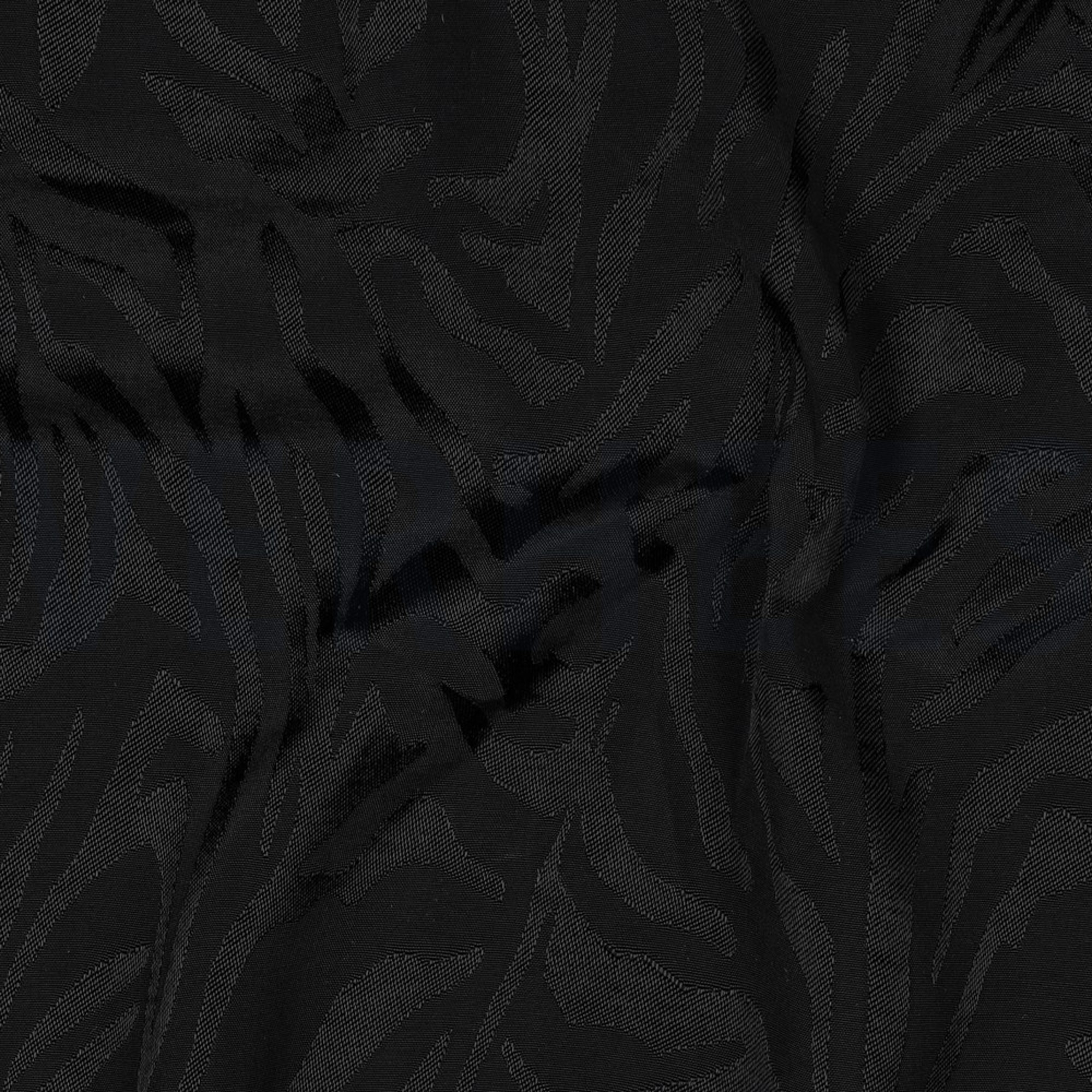 VISCOSE JACQUARD ANIMAL SKIN BLACK (high resolution) #2