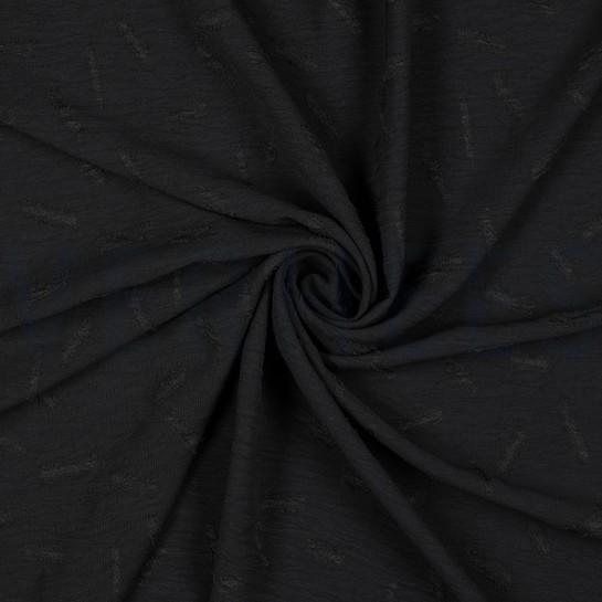 DOBBY JACQUARD STRIPES BLACK #7