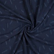 DOBBY JACQUARD STRIPES NAVY (thumbnail) #2