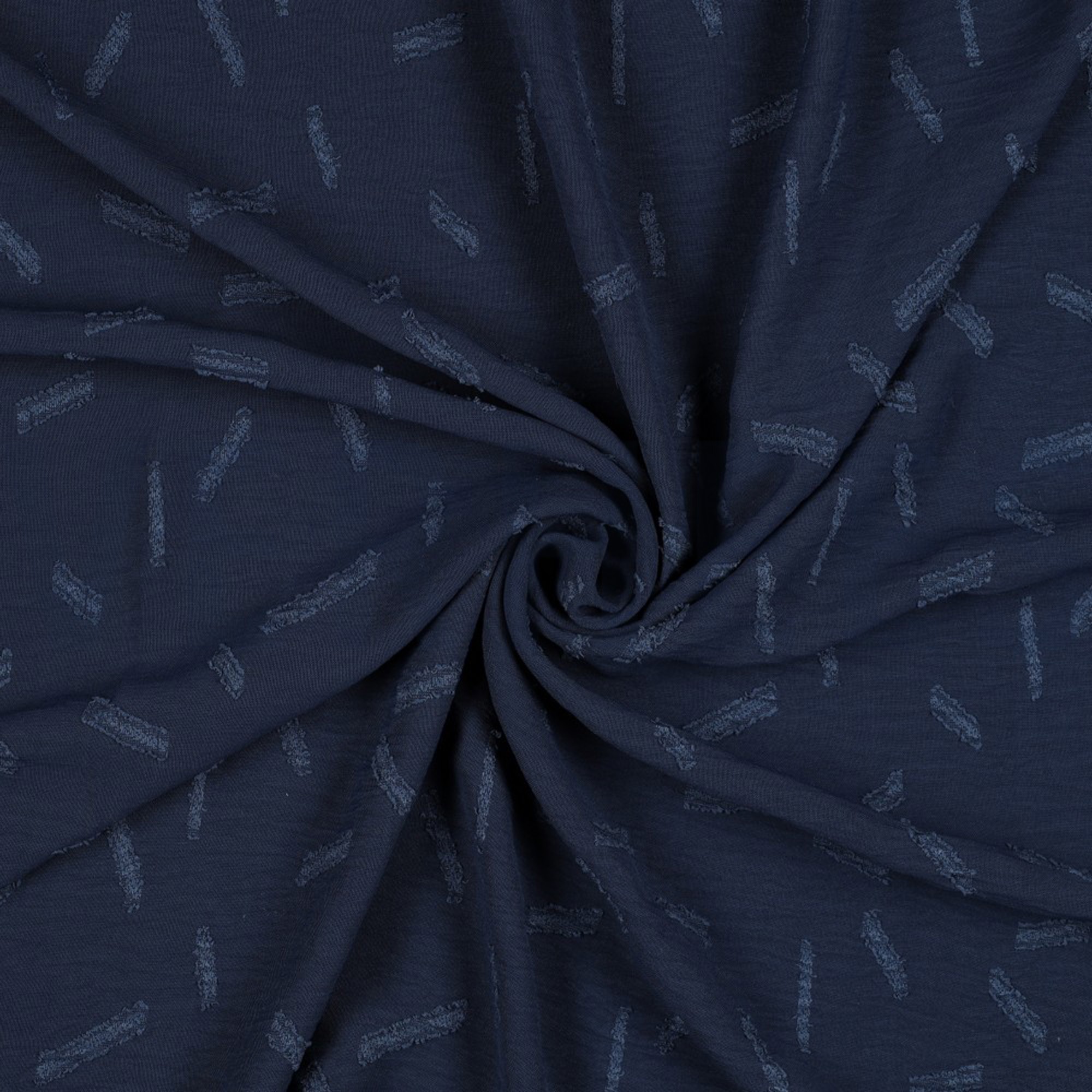 DOBBY JACQUARD STRIPES NAVY (high resolution) #2