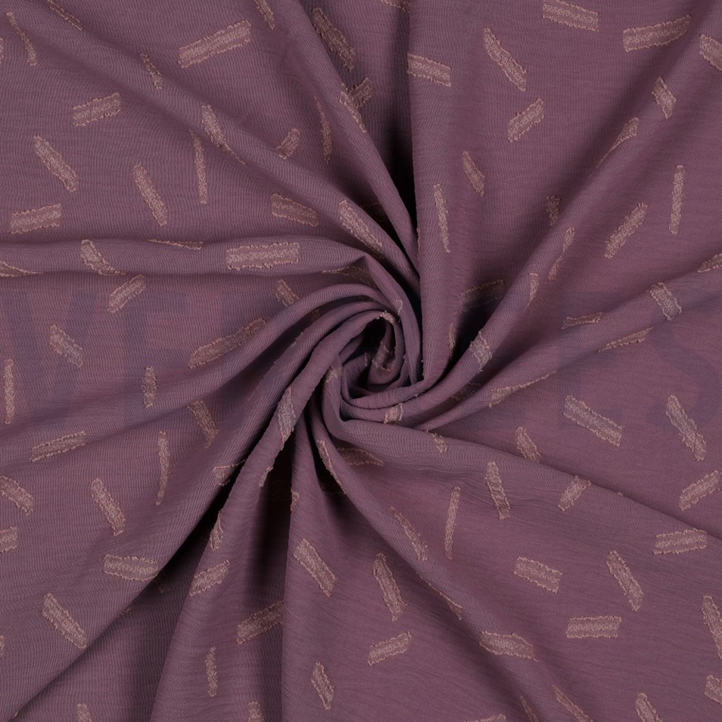 DOBBY JACQUARD STRIPES ROSEWOOD #2