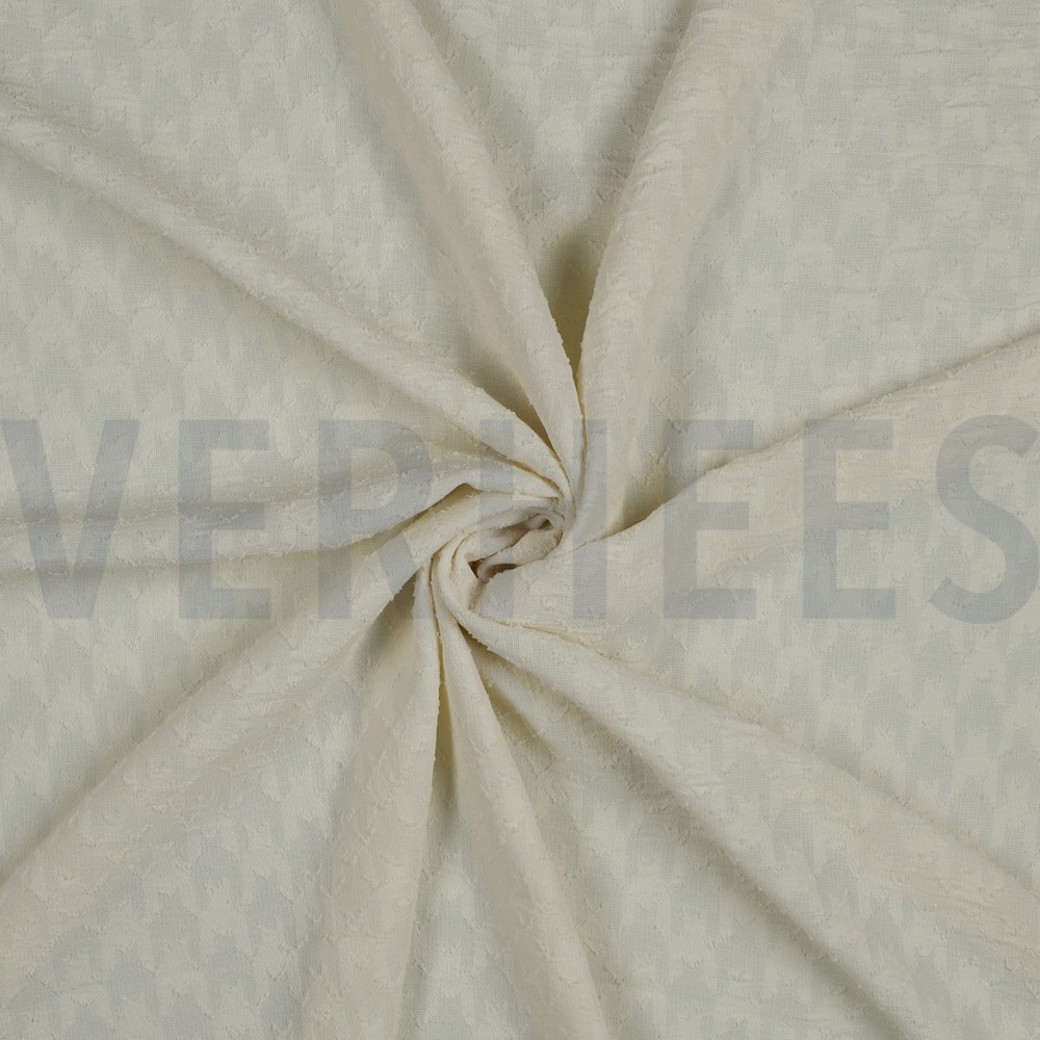 DOBBY JACQUARD GRAPHIC ECRU #2