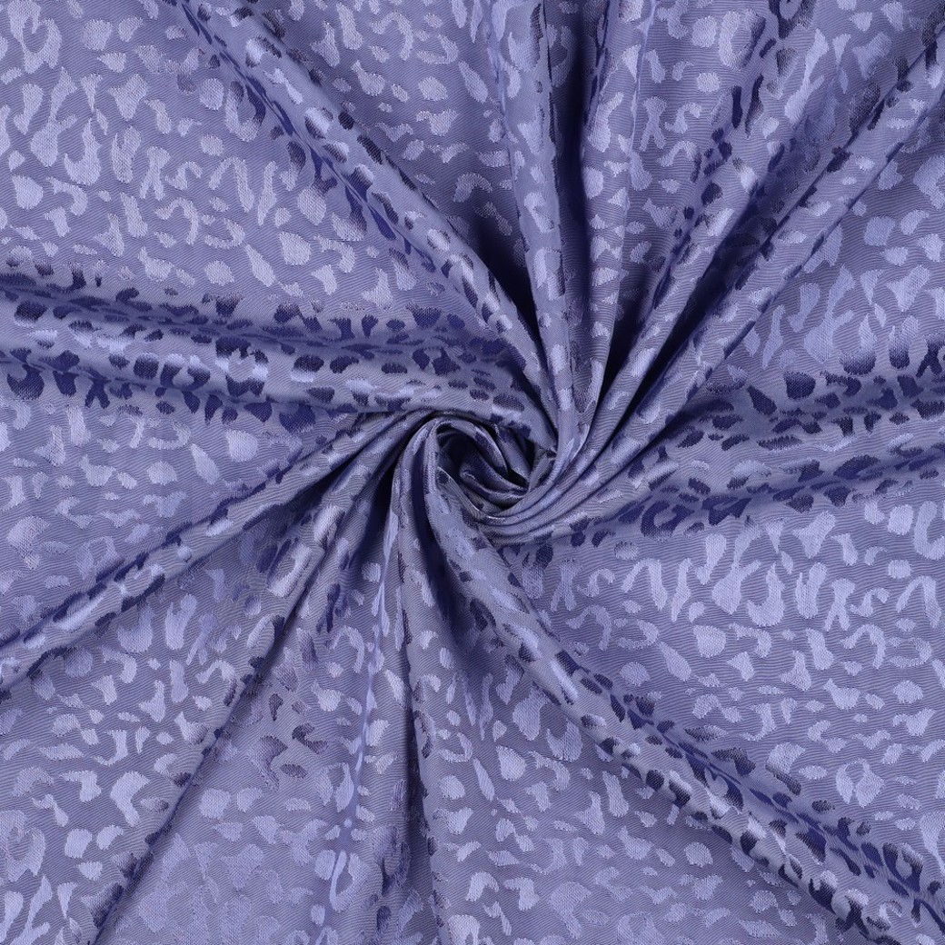 VISCOSE JACQUARD ANIMAL SKIN LAVENDER #2