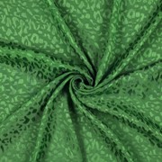 VISCOSE JACQUARD ANIMAL SKIN GREEN (thumbnail) #2