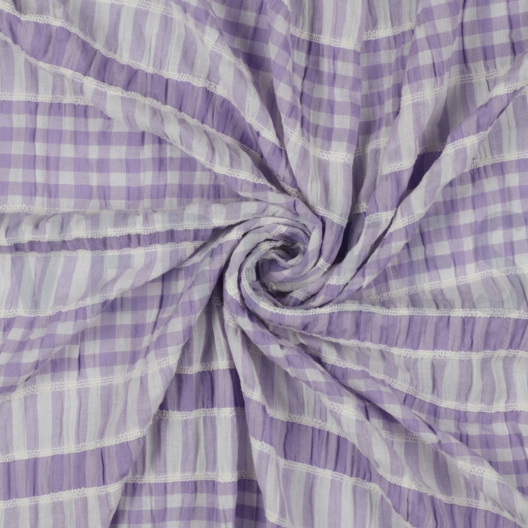 YARN DYED STRIPE LILAC #2