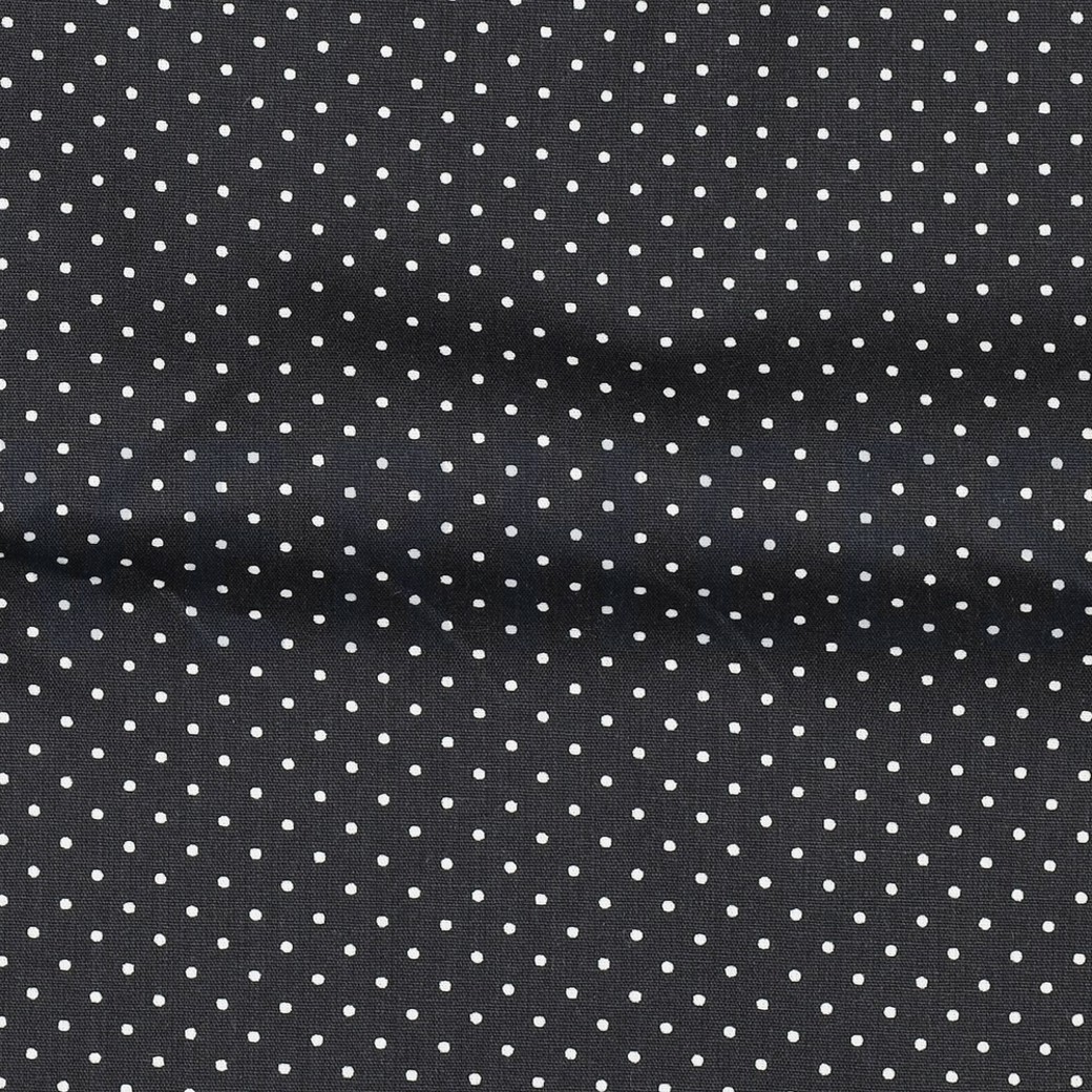 POPLIN PETIT DOTS BLACK #2