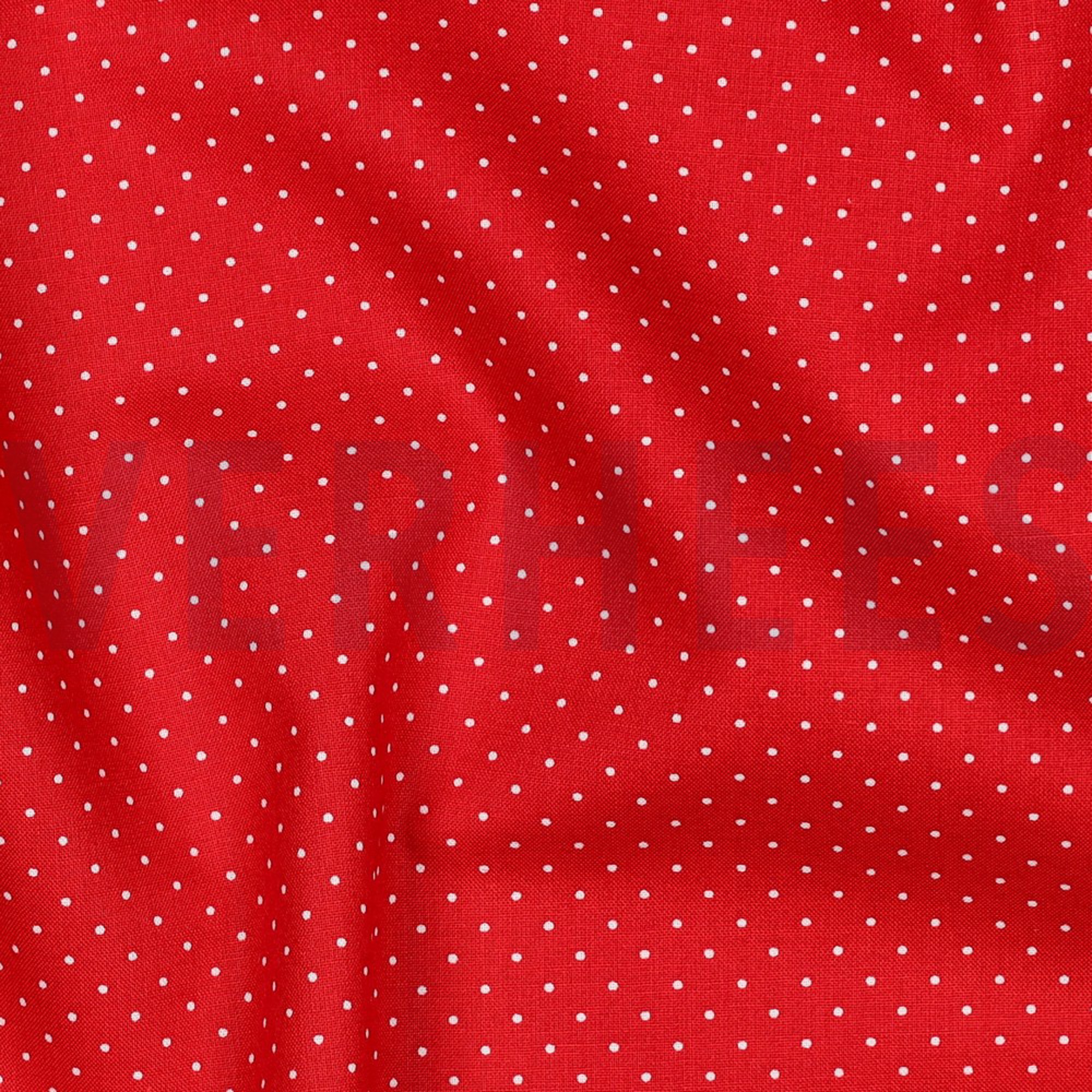 POPLIN PETIT DOTS RED (high resolution) #2
