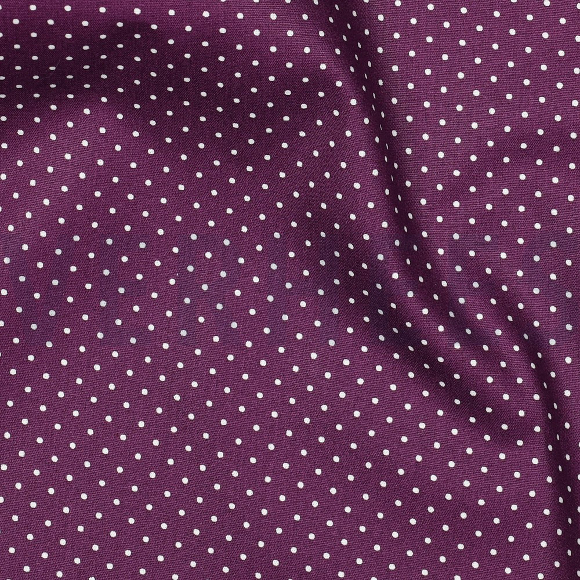POPLIN PETIT DOTS PURPLE (high resolution) #2