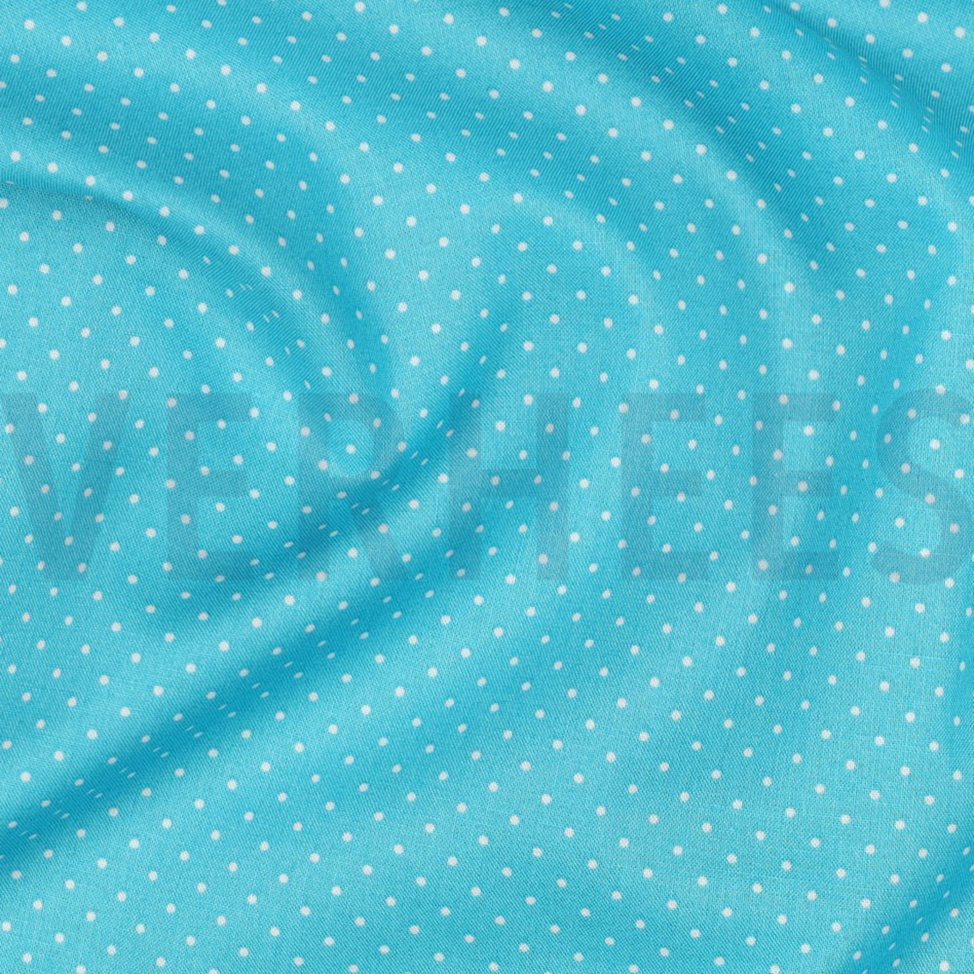 POPLIN PETIT DOTS TURQUOISE (high resolution) #2