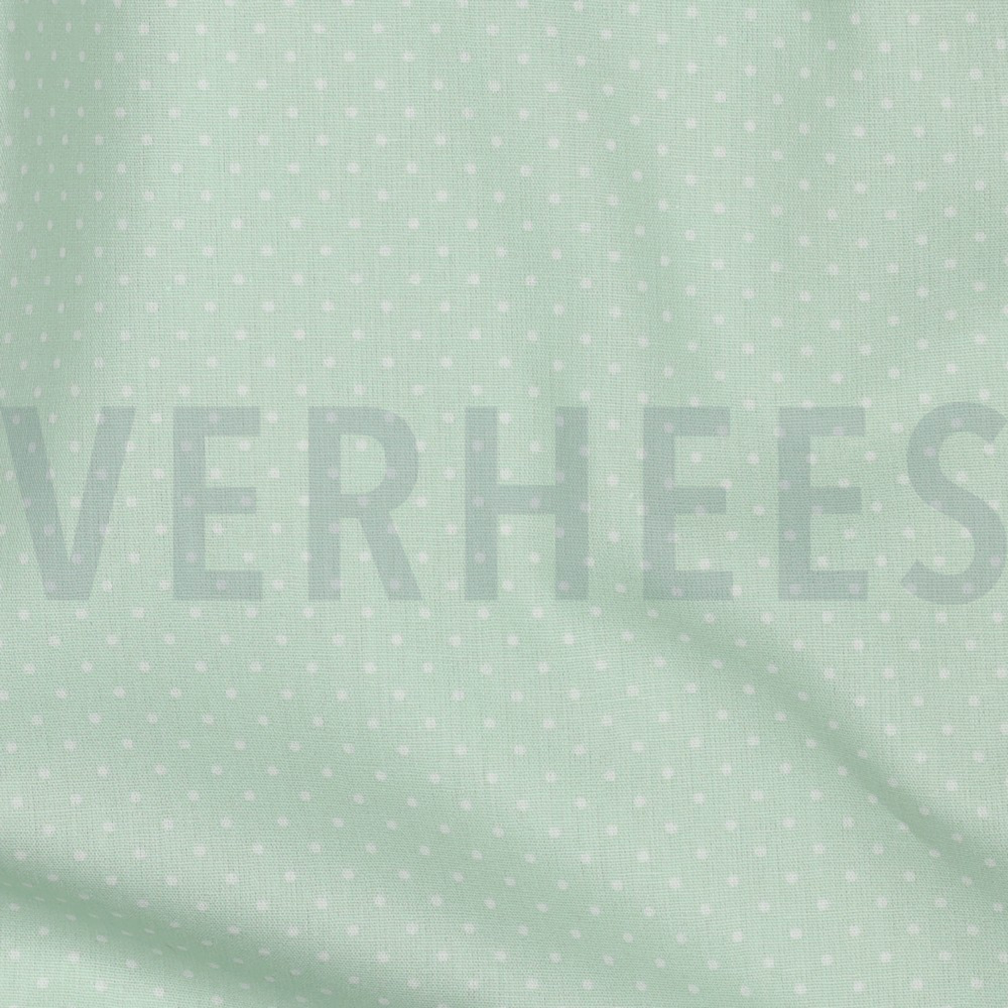 POPLIN PETIT DOTS MINT (high resolution) #2