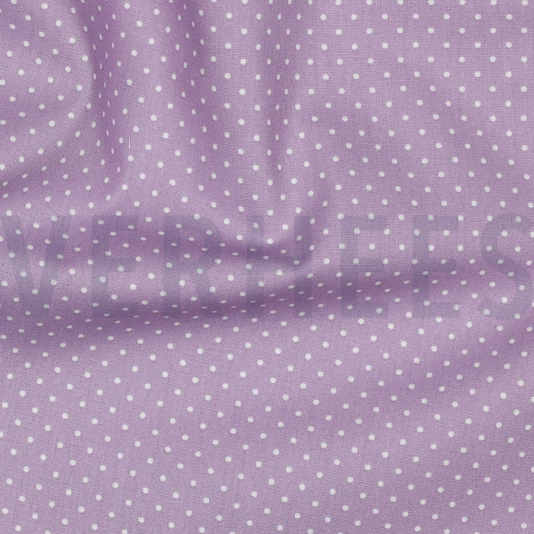 POPLIN PETIT DOTS LILAC #2