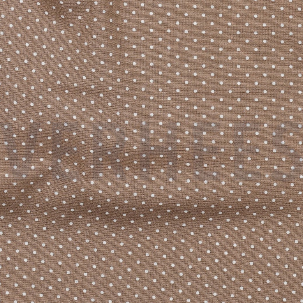 POPLIN PETIT DOTS TAUPE #2