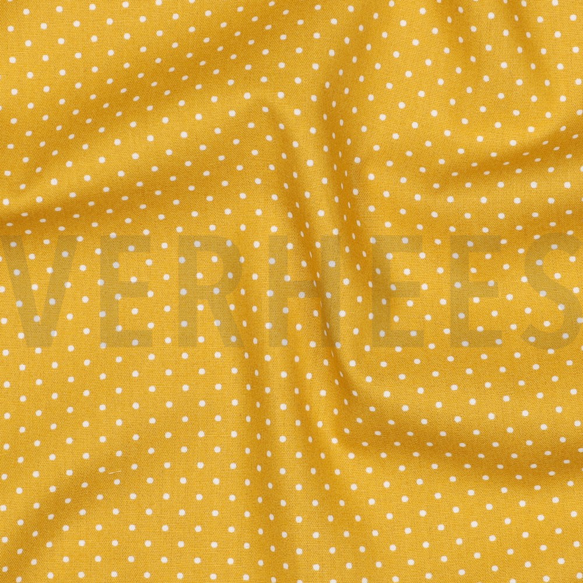 POPLIN PETIT DOTS OCHRE (high resolution) #2
