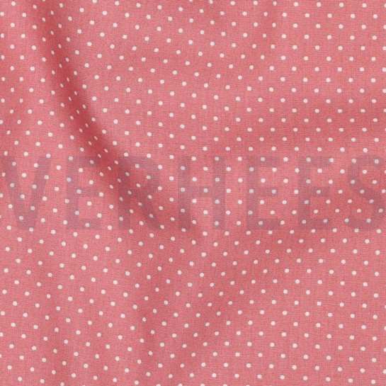 BAUMWOLLE POPELINE KLEINE PUNKTE BLUSH #7