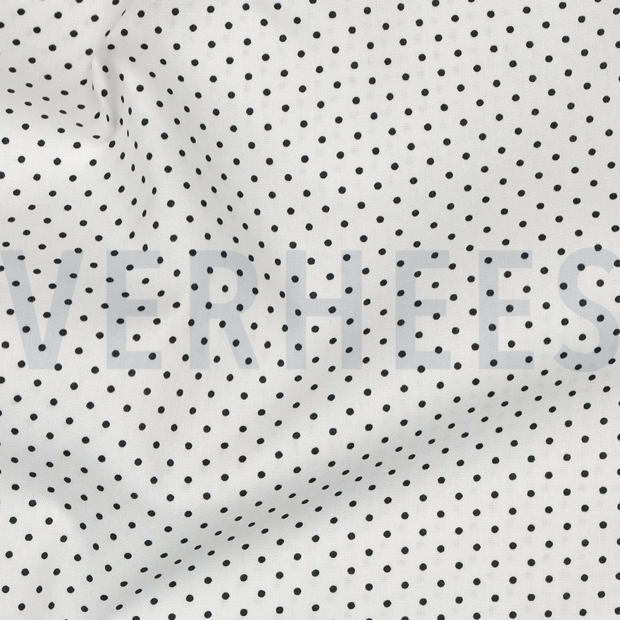 POPLIN PETIT DOTS WHITE/BLACK (high resolution) #2