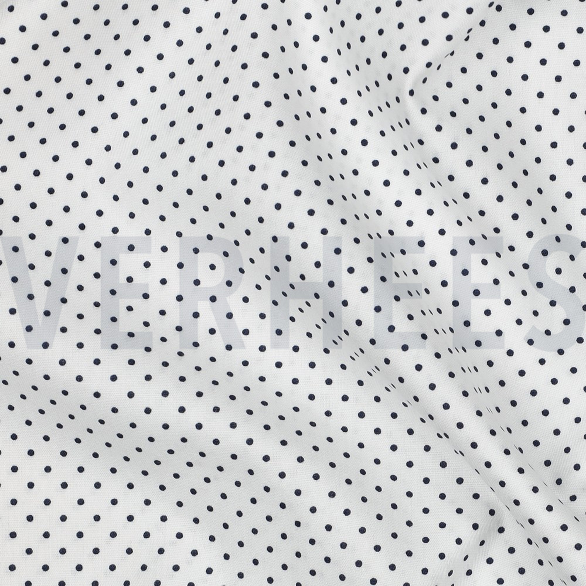 POPLIN PETIT DOTS WHITE/NAVY (high resolution) #2