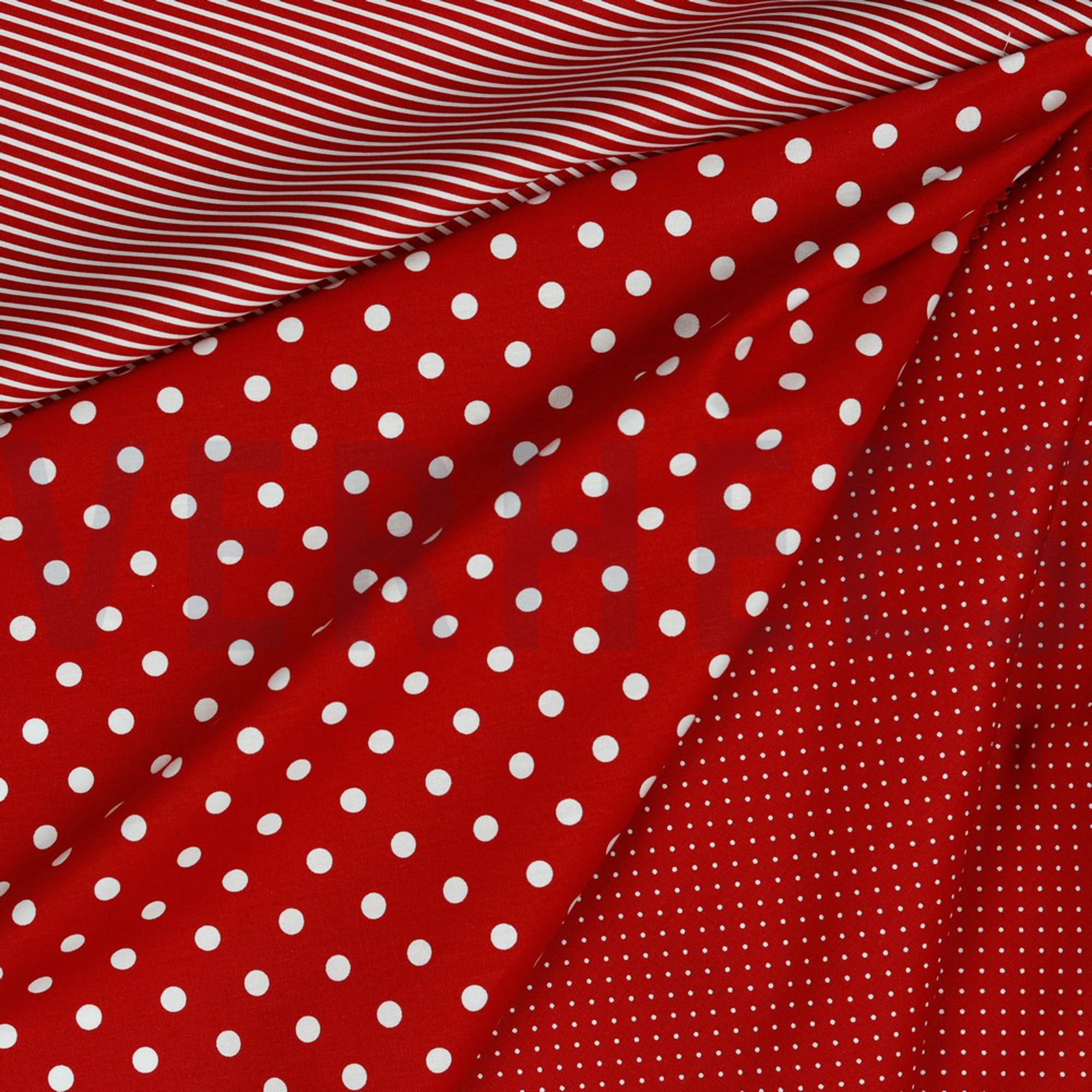 POPLIN DOTS RED (high resolution) #2