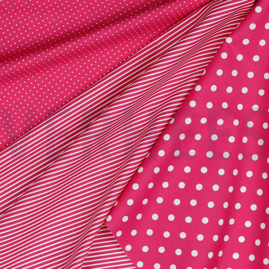 POPLIN DOTS PINK #2