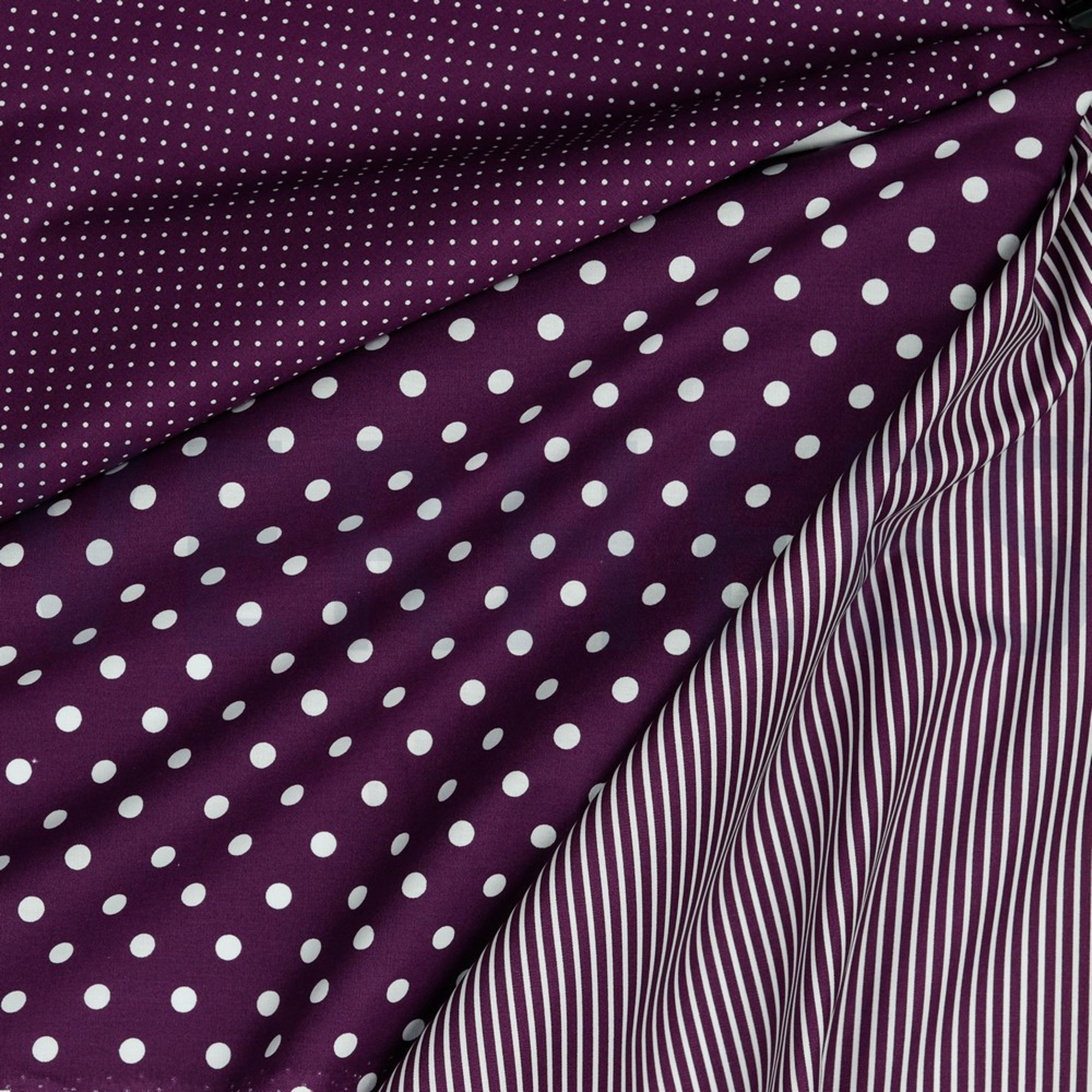 POPLIN DOTS PURPLE (high resolution) #2