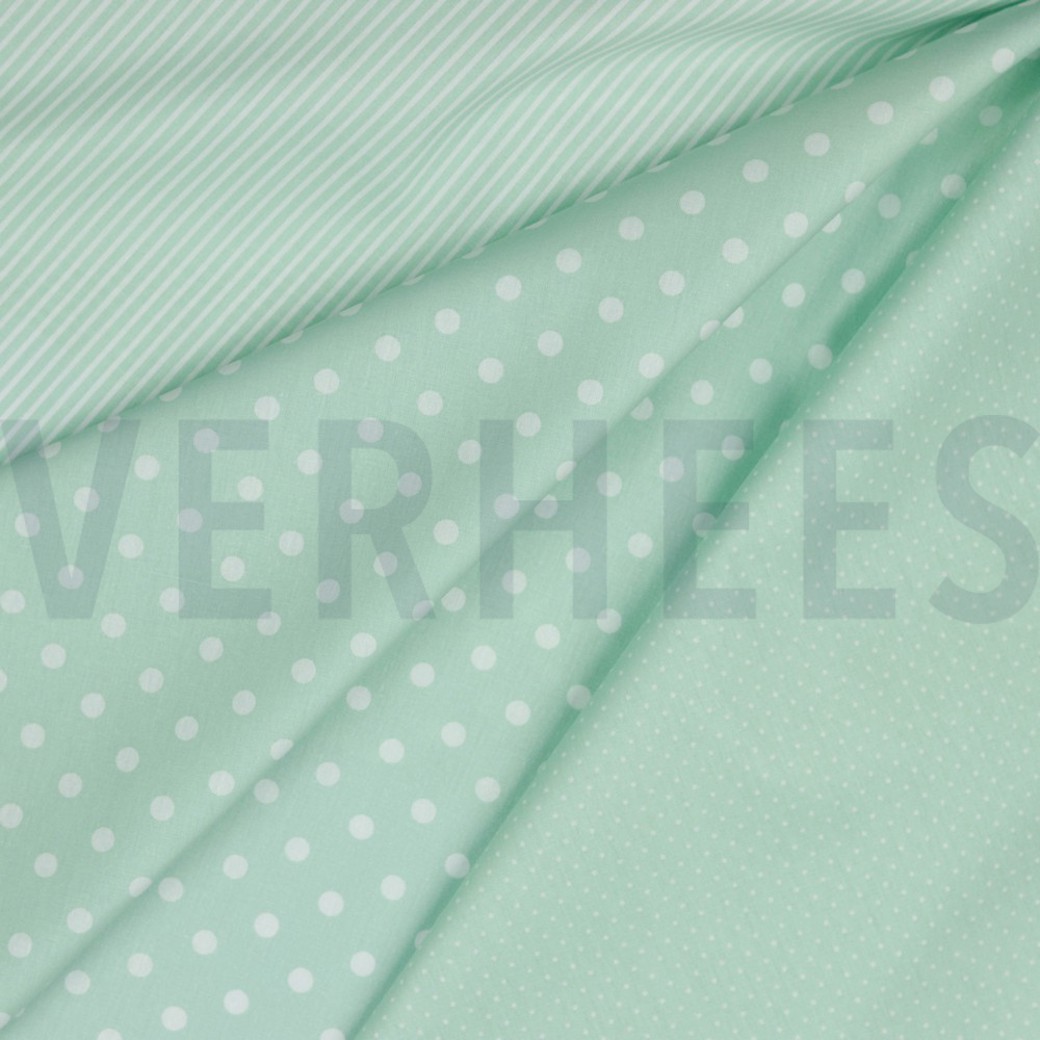 POPLIN DOTS MINT #2