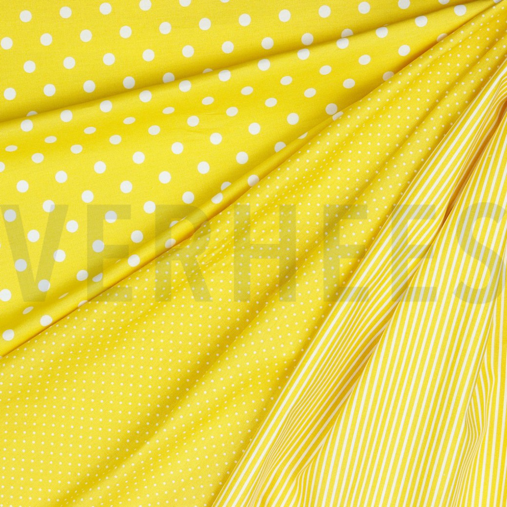 POPLIN DOTS YELLOW #2