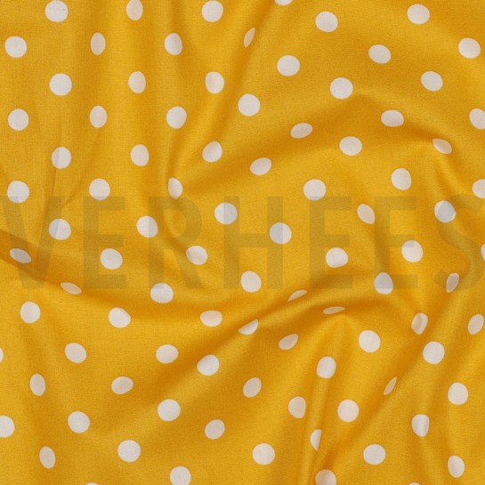 POPLIN DOTS YELLOW #7