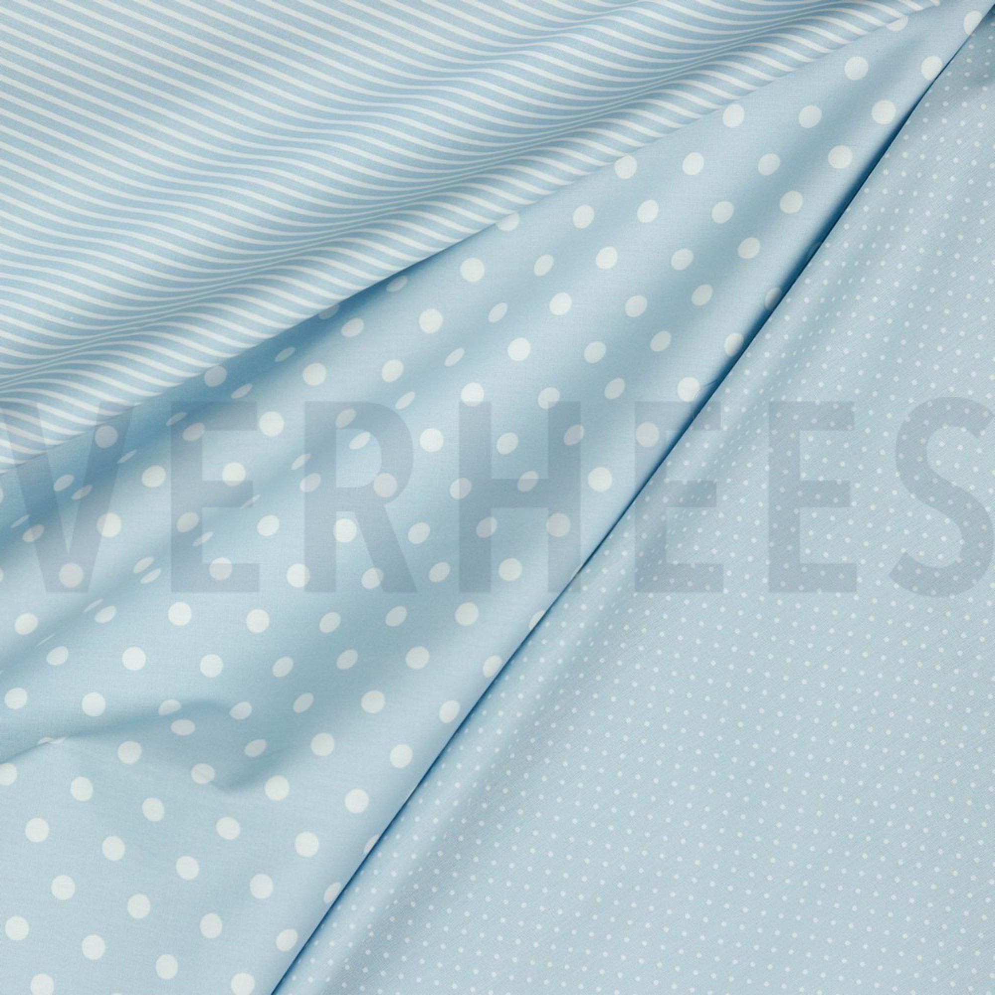 POPLIN DOTS LIGHT BLUE (high resolution) #2