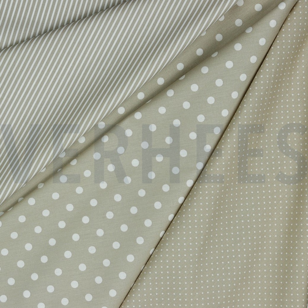 POPLIN DOTS SAND #2