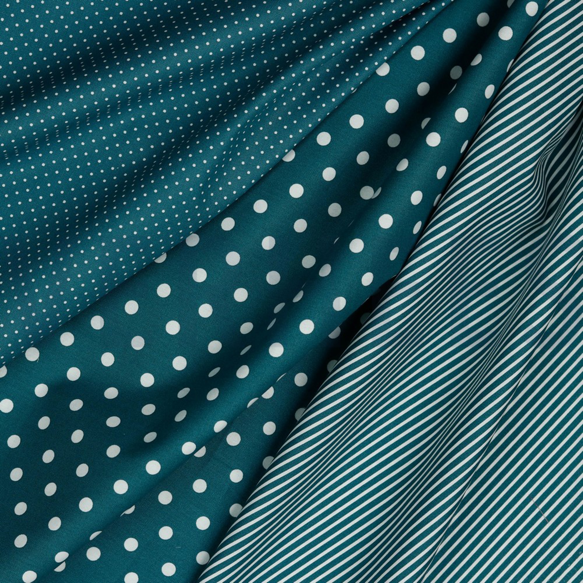POPLIN DOTS PETROL (high resolution) #2