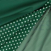 POPLIN DOTS DARK GREEN (thumbnail) #2