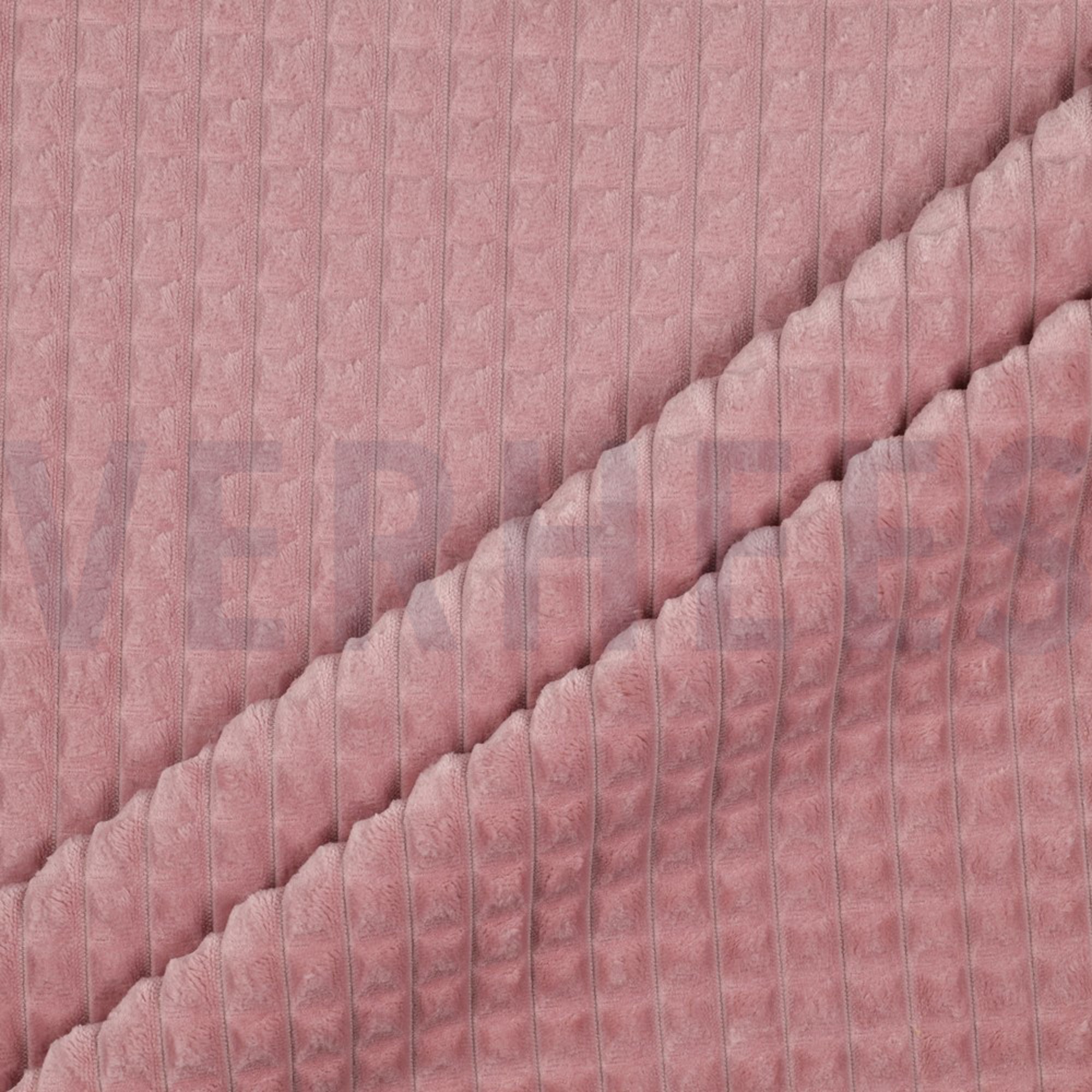 VELOURS DECO SQUARE OLD ROSE (high resolution) #2