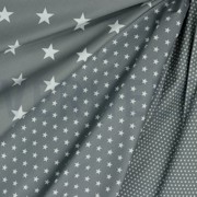 POPLIN STARS GREY (thumbnail) #2