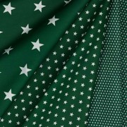 POPLIN STARS DARK GREEN (thumbnail) #2