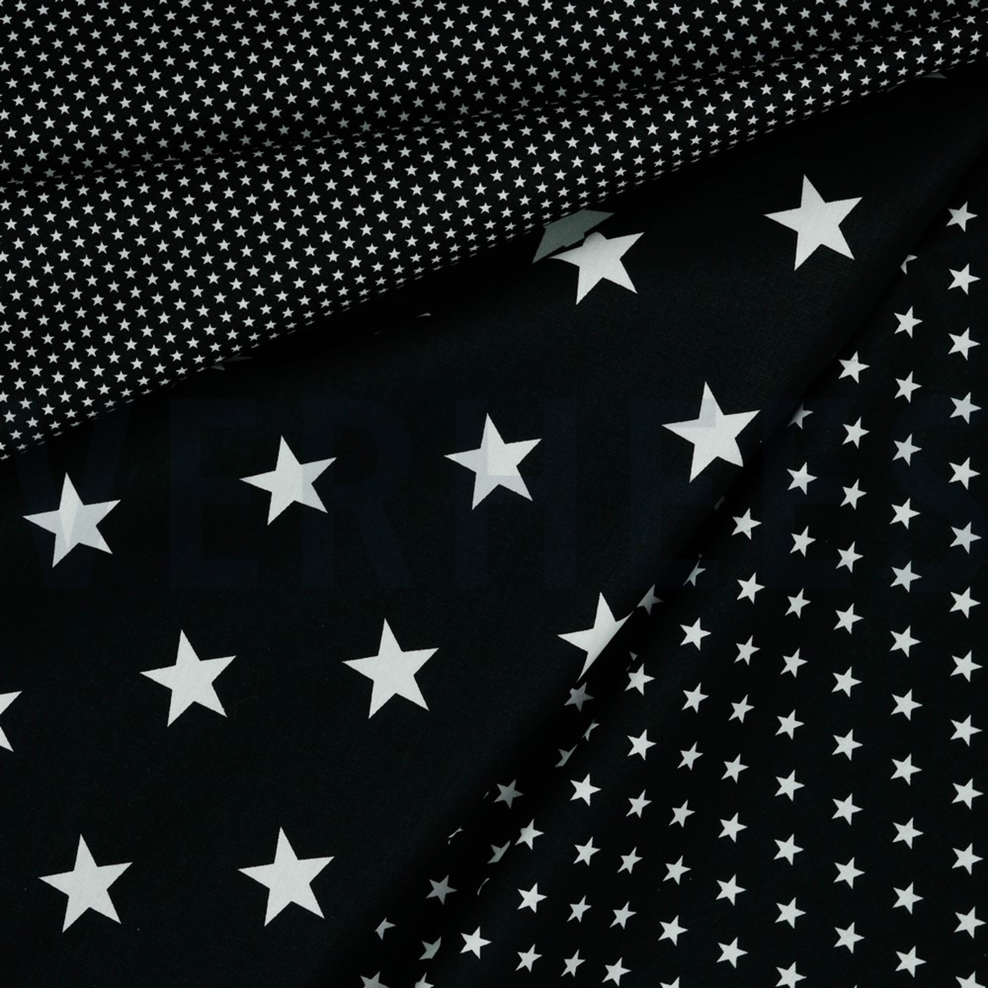 POPLIN PETIT STARS BLACK (high resolution) #2