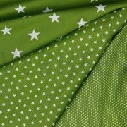POPLIN PETIT STARS GREEN (thumbnail) #2