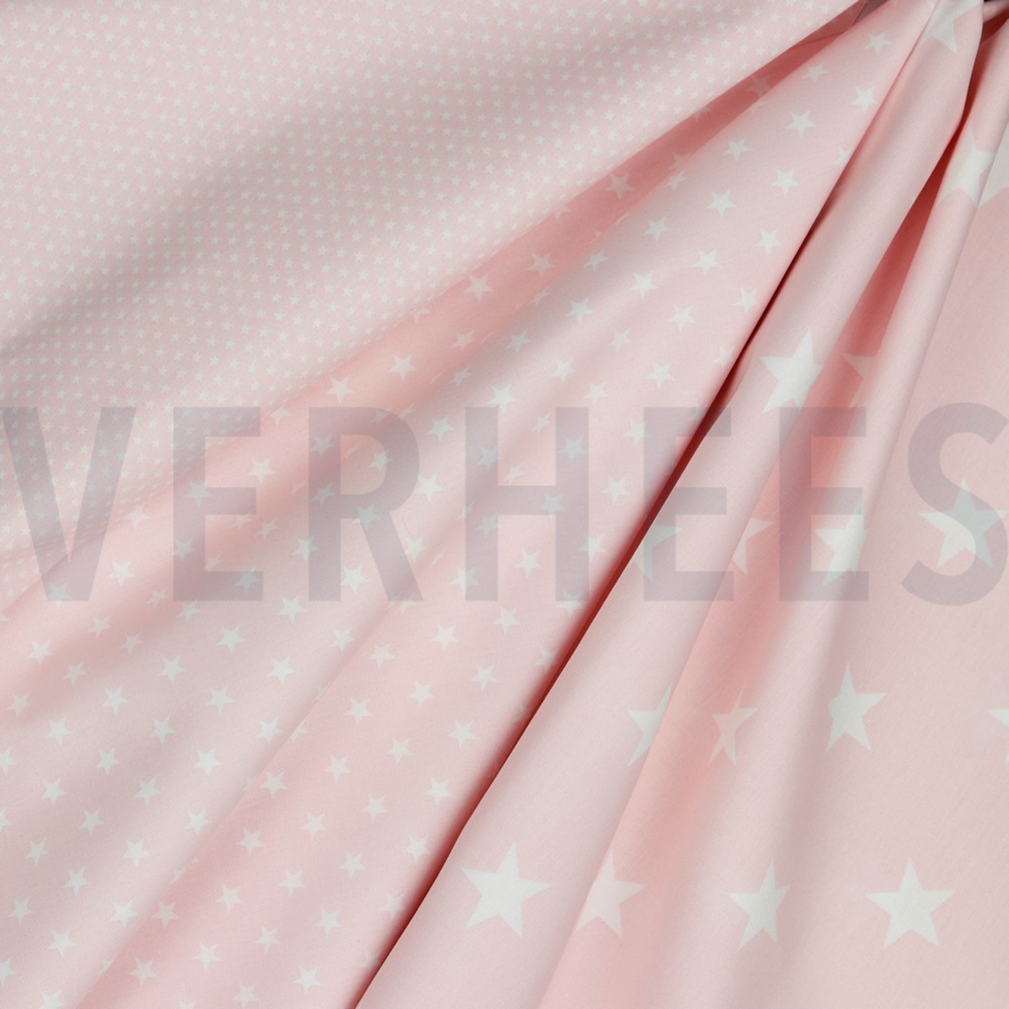 POPLIN PETIT STARS LIGHT ROSE (high resolution) #2