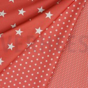POPLIN PETIT STARS CORAL (thumbnail) #2