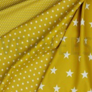 POPLIN PETIT STARS OCHRE (thumbnail) #2