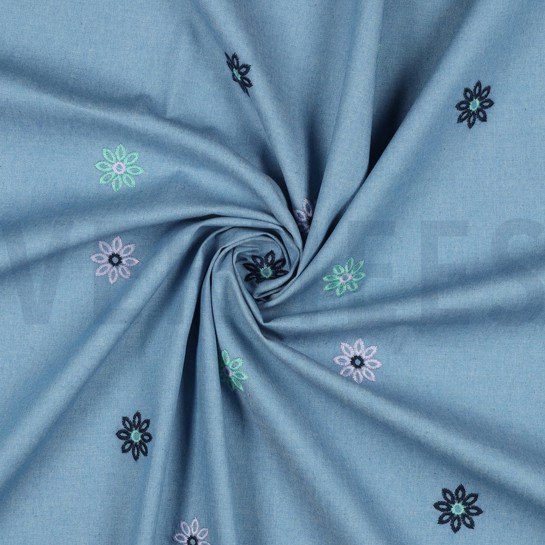 JEANS EMBROIDERY FLOWERS JEANS #7