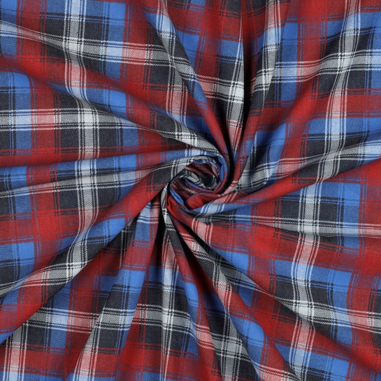 JEANS CHECKS BLUE #7