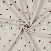 LINEN VISCOSE EMBROIDERY SQUARE BLUSH (thumbnail) #2