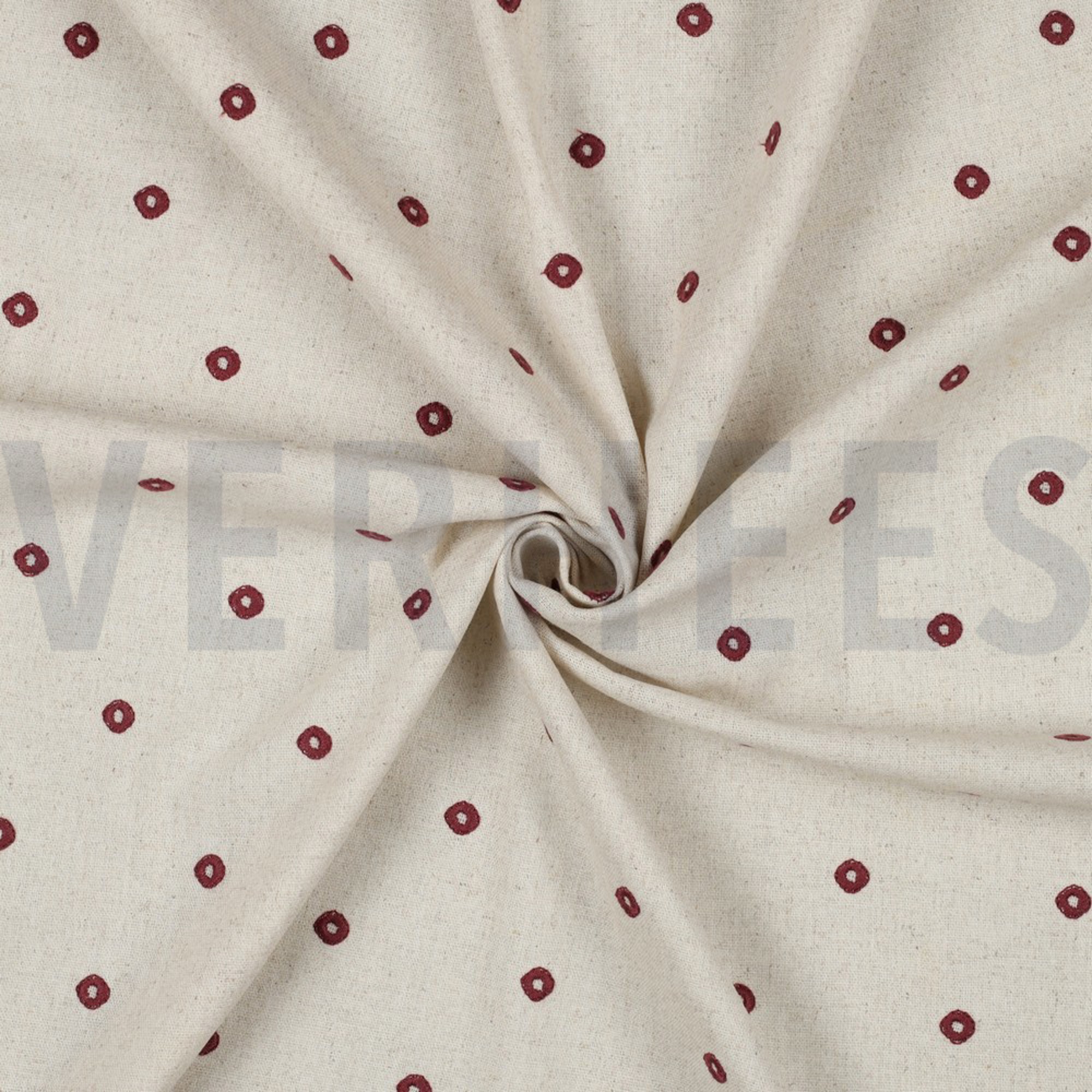 LINEN VISCOSE EMBROIDERY SQUARE BLUSH (high resolution) #2