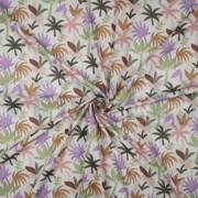 COTTON VOILE DIGITAL PALM HAVEN LILAC (thumbnail) #2
