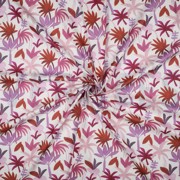 COTTON VOILE DIGITAL PALM HAVEN RED (thumbnail) #2