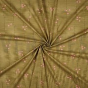 FINE POPLIN BROKEN STRIPE GREEN (thumbnail) #2
